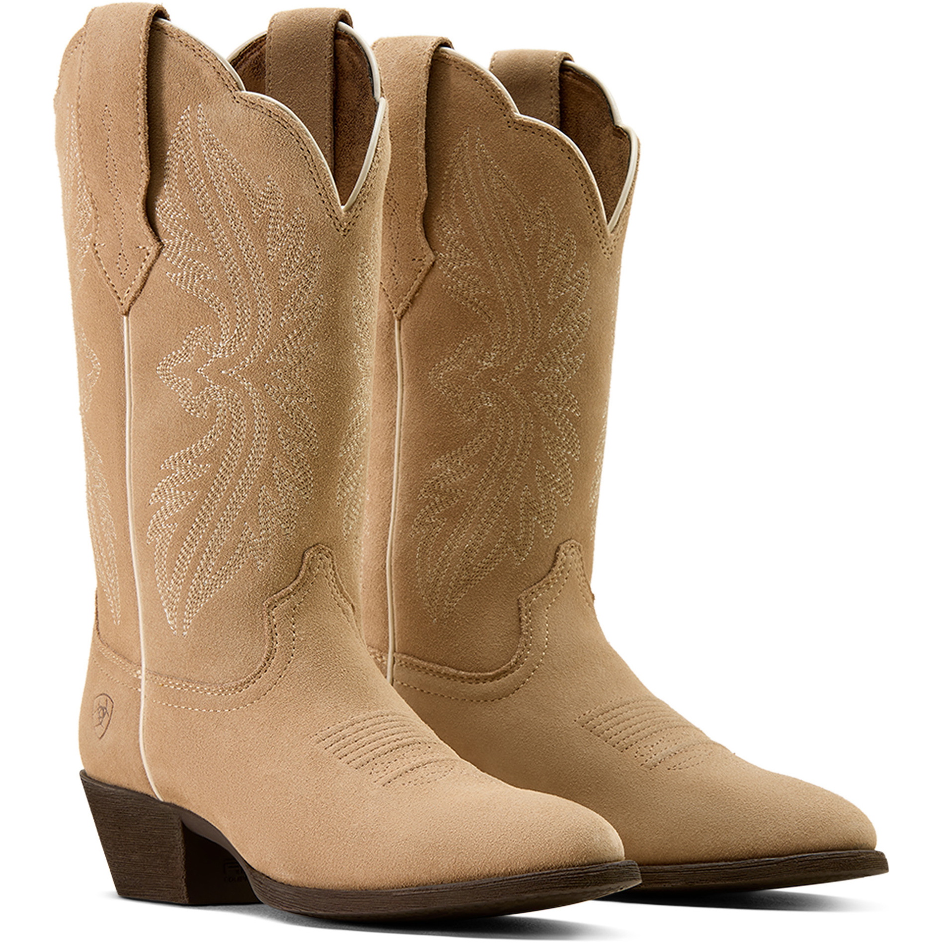 2026 Ariat Womens Heritage R Toe Stretchfit Western Boot 10074324 - Truly Taupe